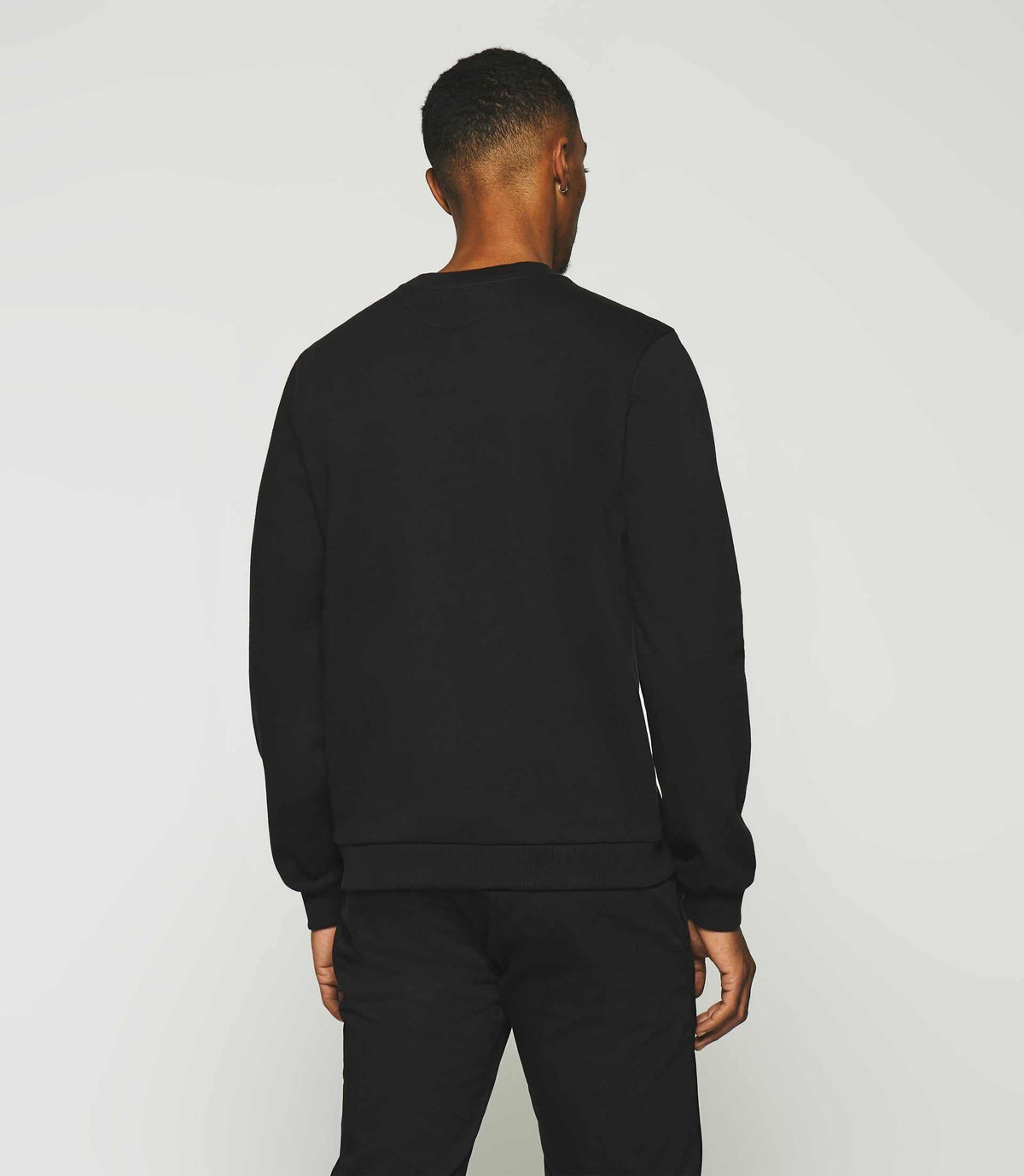 Sweat à broderie noir SWDURAN - IZAC