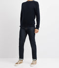 Pull col rond marine - IZAC