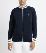 Pull gilet col teddy avec poches marine - IZAC