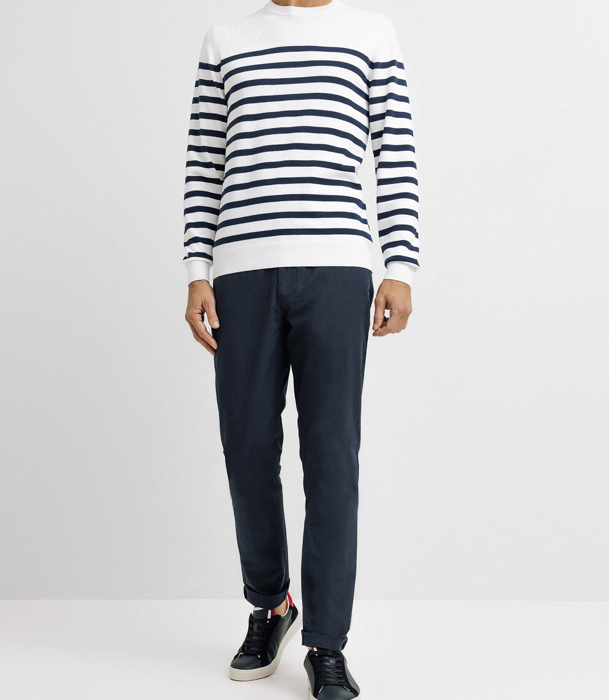 Pull marinière écru - IZAC