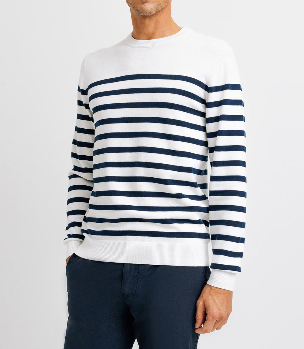 Pull marinière écru - IZAC