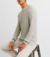 Pull col rond gris - IZAC