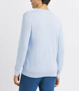 Pull col rond double fil ciel - IZAC