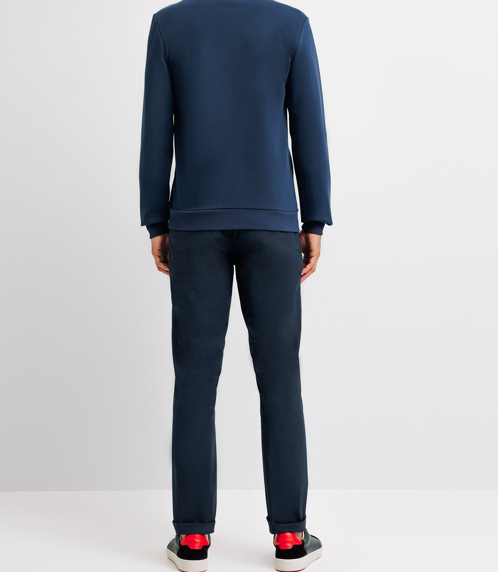 Pull sweat avec patch marine - IZAC