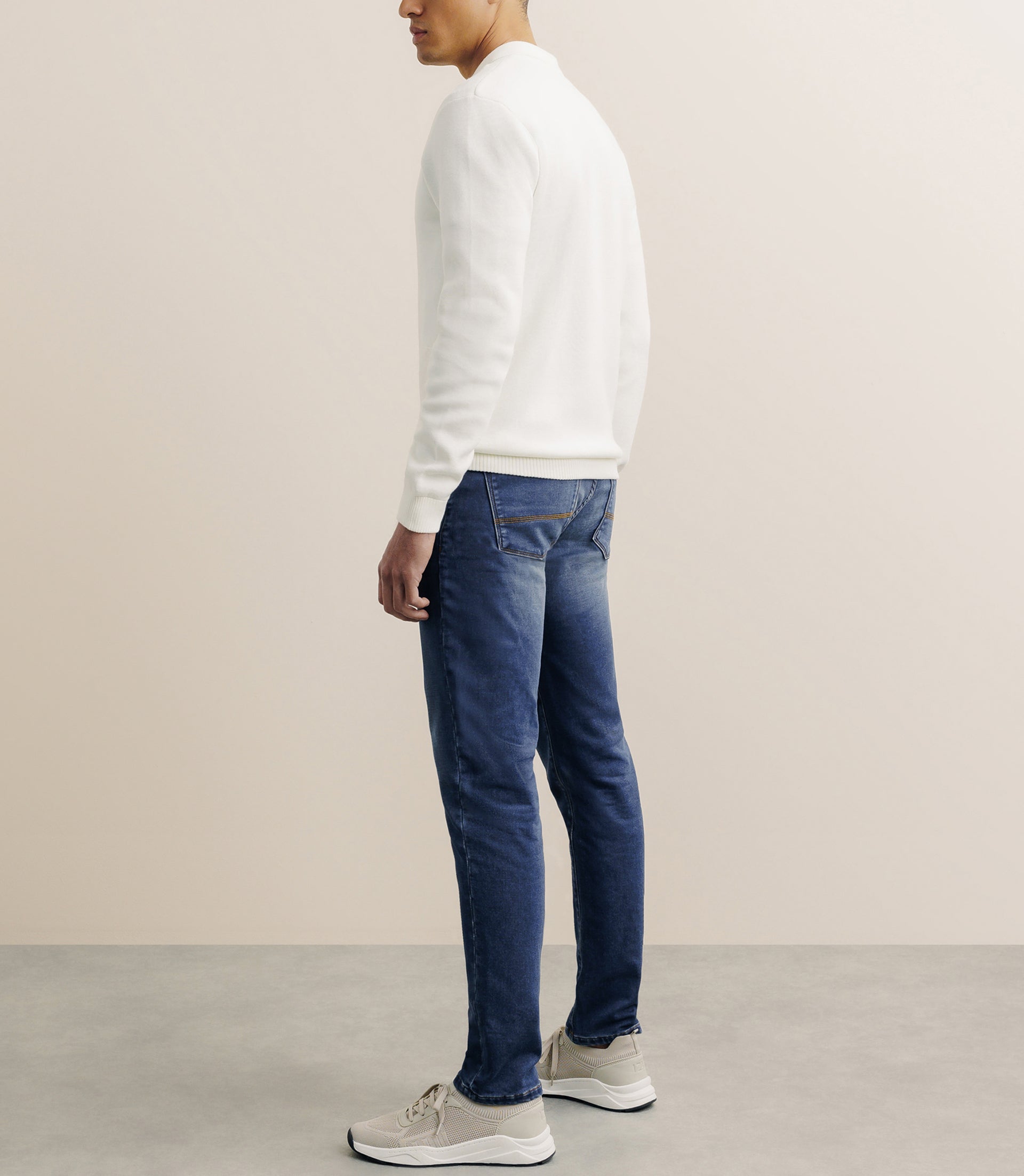 Gilet zippé col chemise écru - IZAC