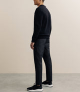 Gilet zippé col chemise noir - IZAC