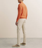 Pull col montant camionneur orange foncé - IZAC