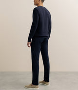 Pull col rond marine - IZAC