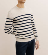 Pull col rond beige - IZAC