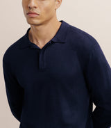 Pull col polo marine - IZAC