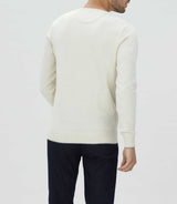 Pull col V écru "Lambert" - IZAC