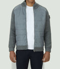 Sweat zippé col montant gris chiné "SWlestat" - IZAC