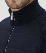 Sweat zippé col montant marine "SWlestat" - IZAC