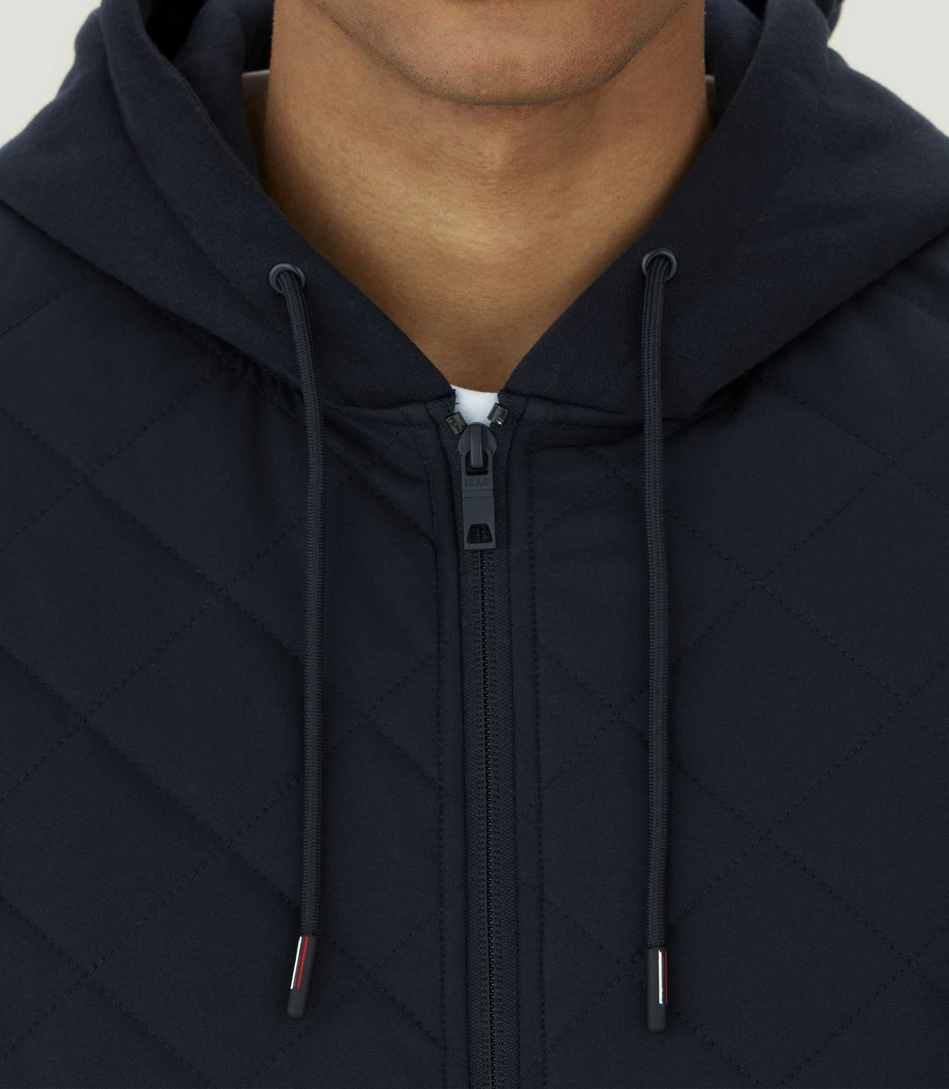 Sweat à capuche marine "SWlisio" - IZAC