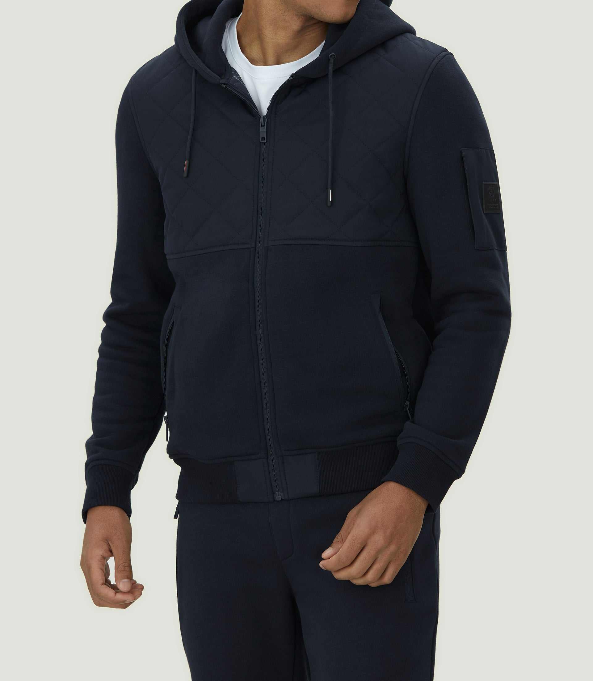 Sweat à capuche marine "SWlisio" - IZAC