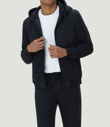 Sweat à capuche marine "SWlisio" - IZAC