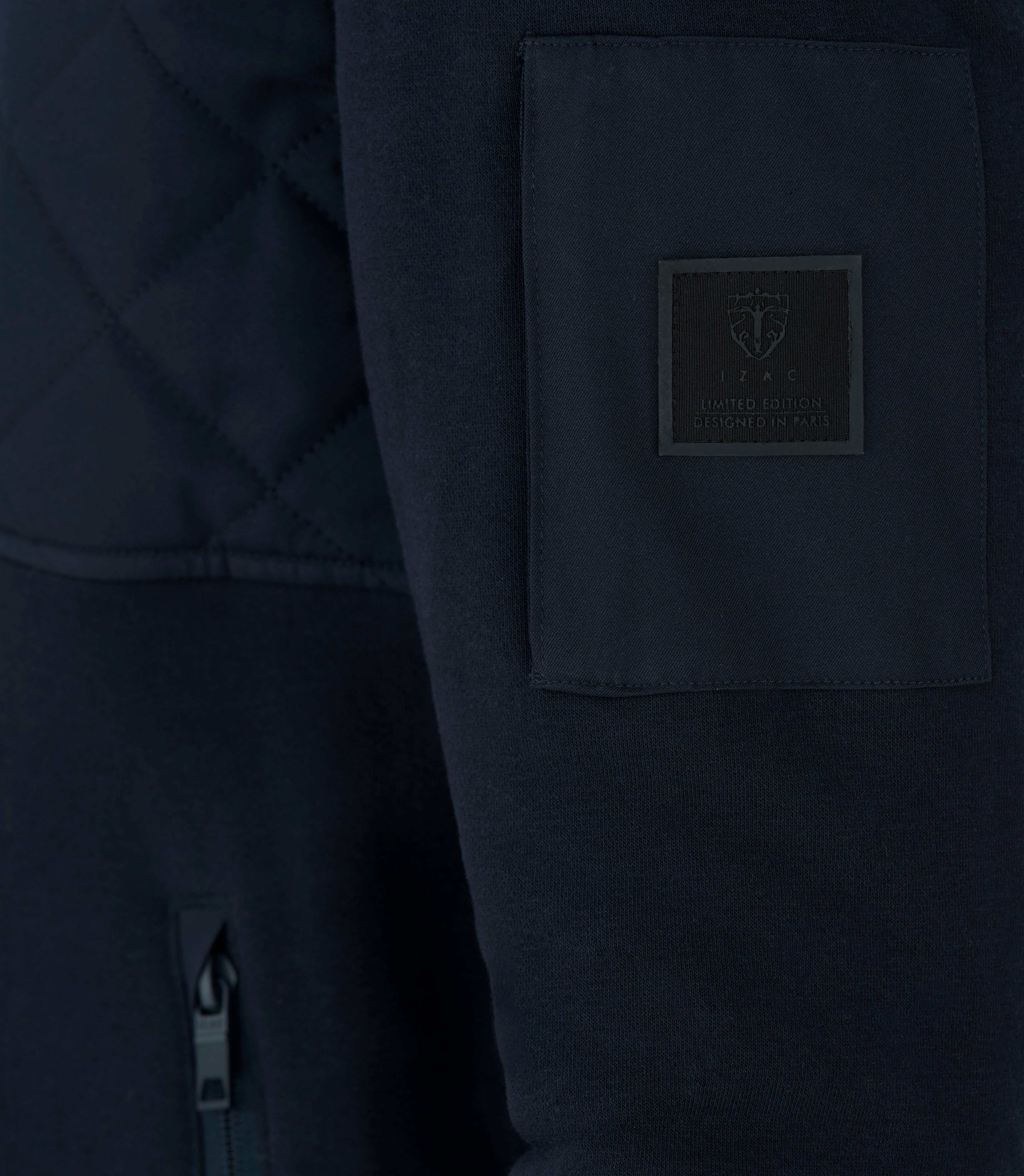 Sweat à capuche marine "SWlisio" - IZAC