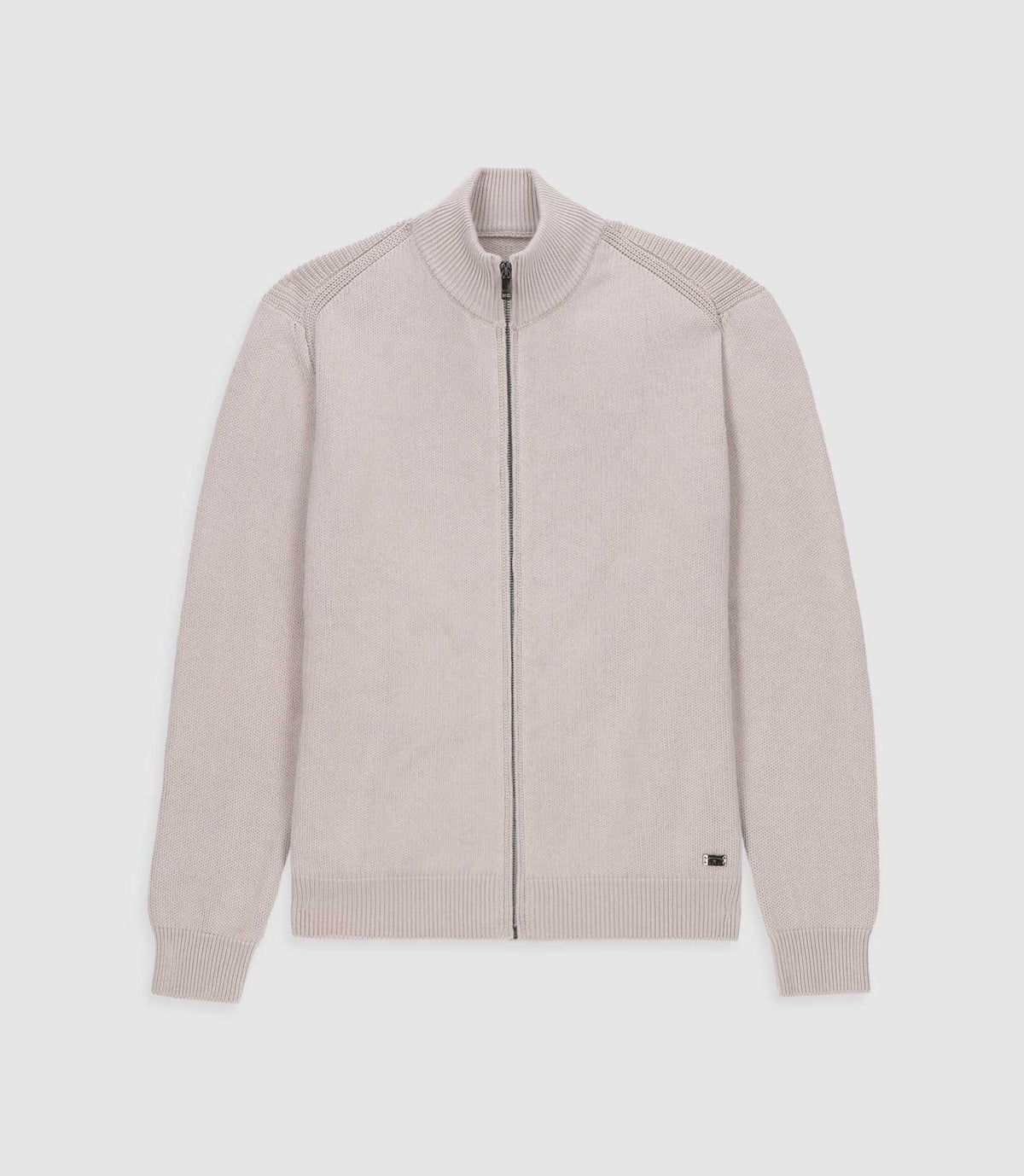 Gilet zippé mastic BEN - IZAC