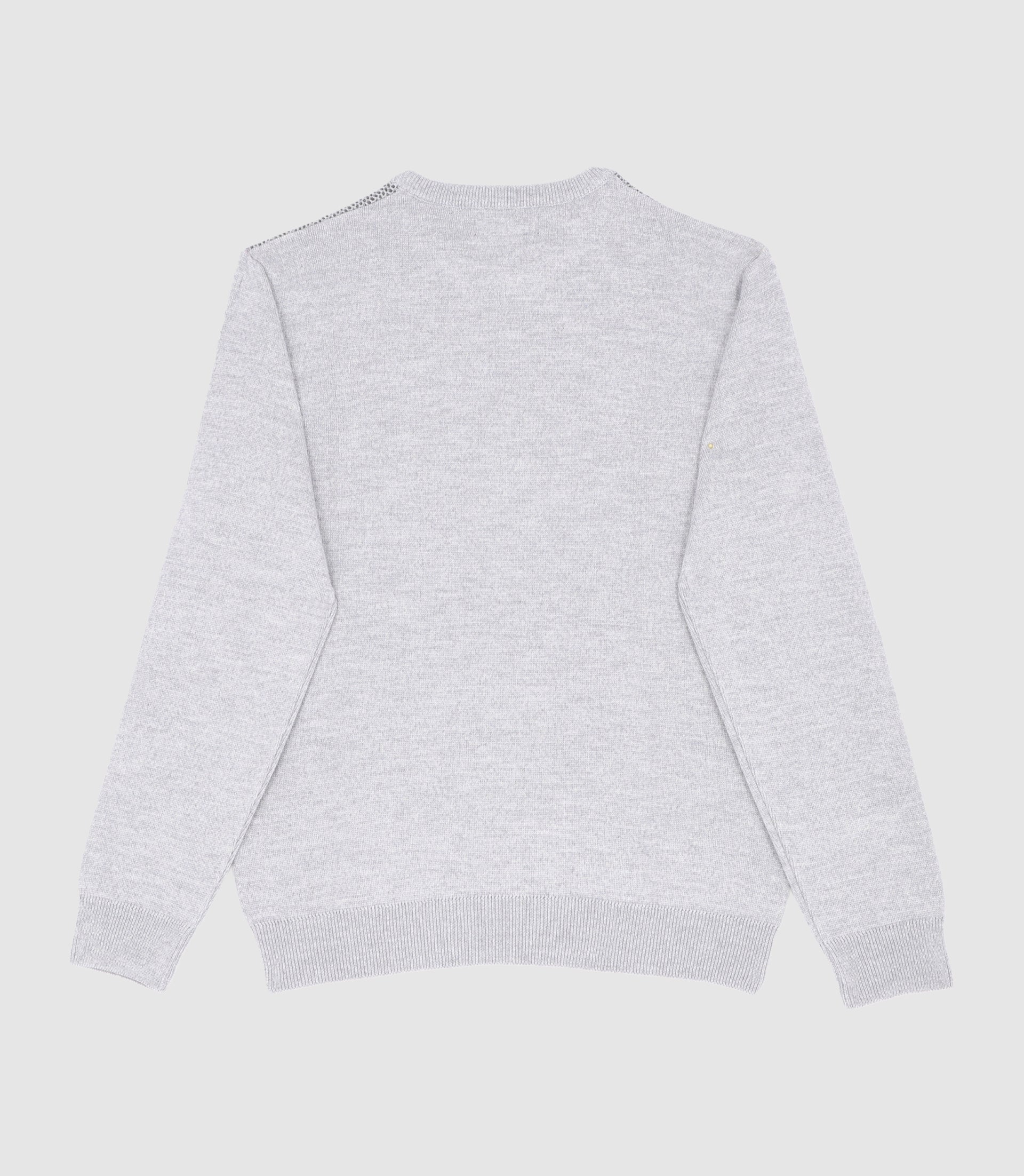 Pull en laine mérinos gris BORIS - IZAC