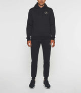 Sweat à capuche uni marine SWBAYA - IZAC