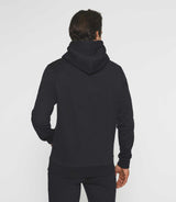 Sweat à capuche uni marine SWBAYA - IZAC