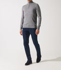 Pull col demi zip gris - IZAC