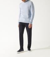 Pull col roulé bleu ciel - IZAC