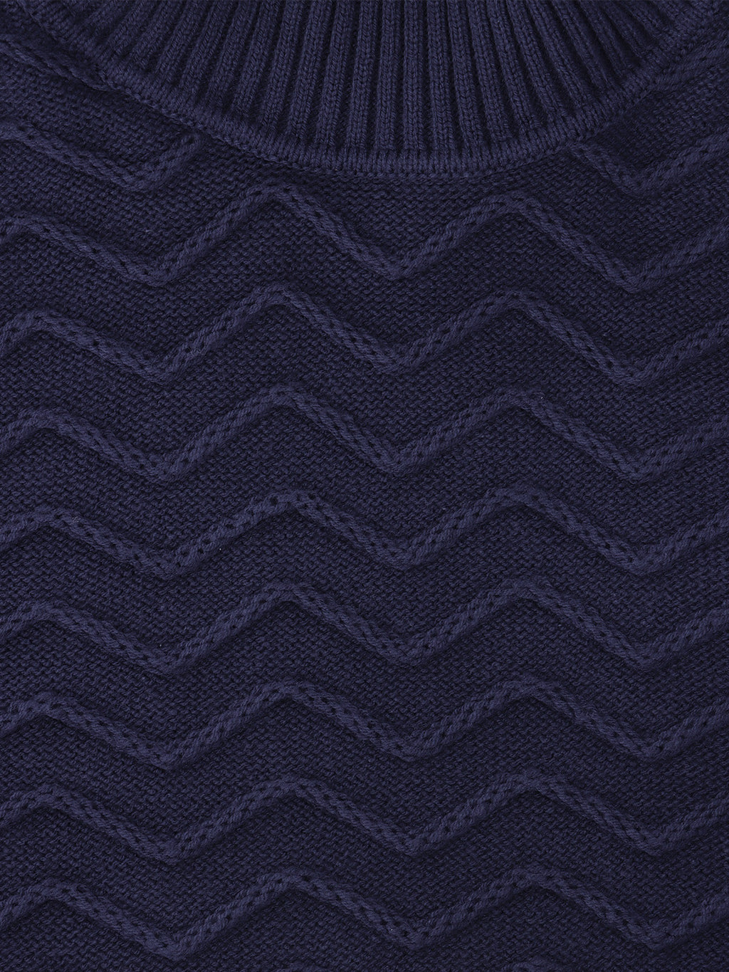 Pull col roule torsade marine - IZAC