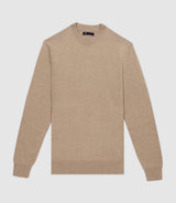 Pull col rond BEIGE - IZAC