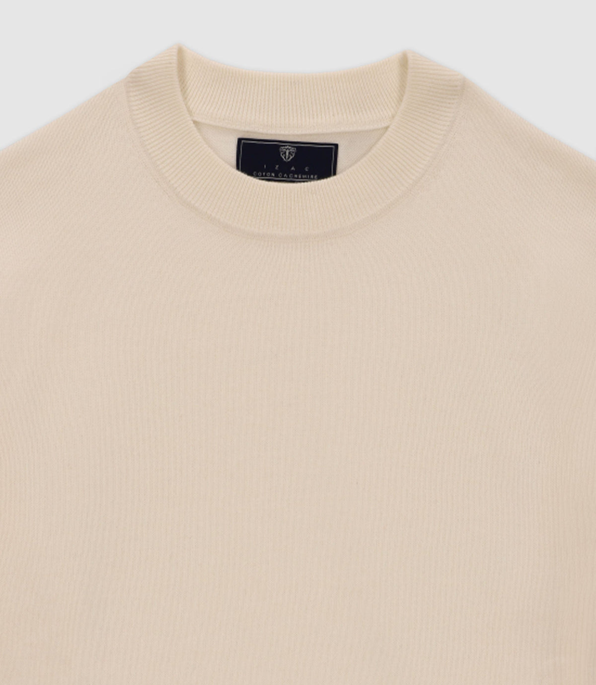Pull col rond ECRU - IZAC