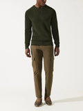 Pull col rond kaki - IZAC