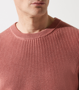 Pull col rond rose vieilli - IZAC