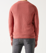 Pull col rond rose vieilli - IZAC