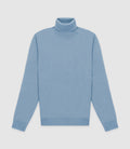 Pull col roulé bleu ciel - IZAC