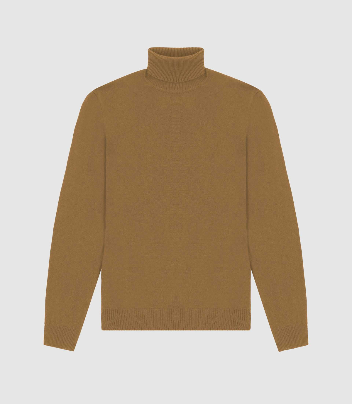 Pull col roulé camel - IZAC