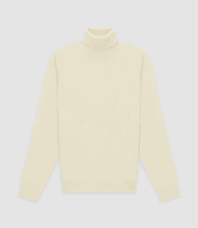 Pull col roulé écru - IZAC