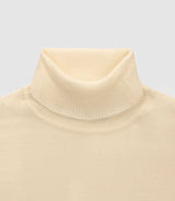 Pull col roulé écru - IZAC