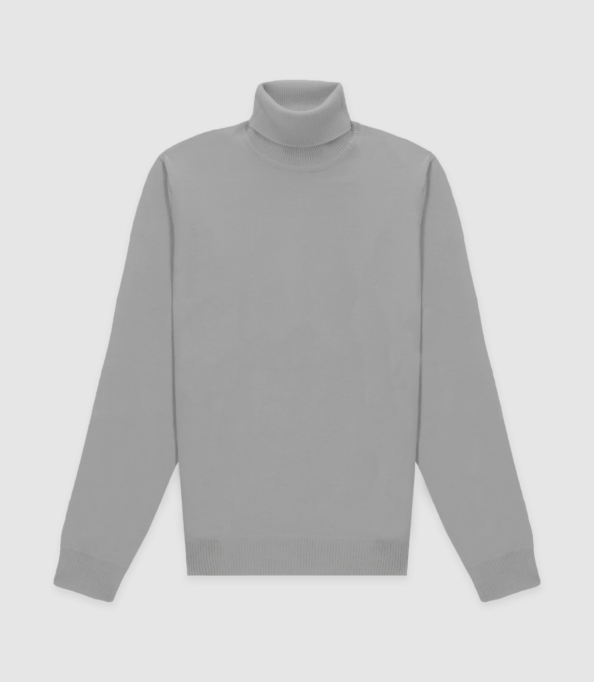 Col roule gris chiné - IZAC