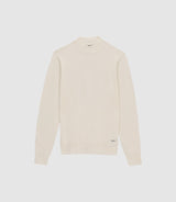 Pull col rond rayé écru - IZAC