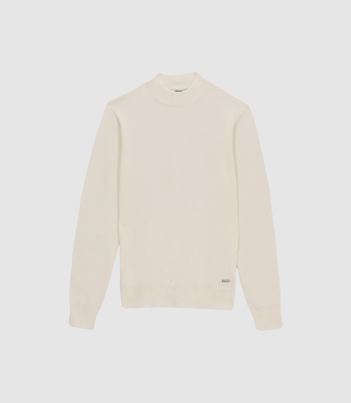 Pull col rond rayé écru - IZAC