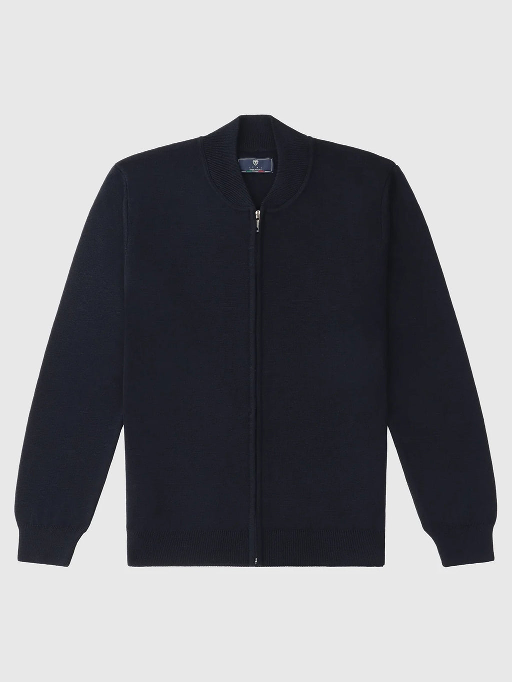 Gilet zippé col montant marine - IZAC