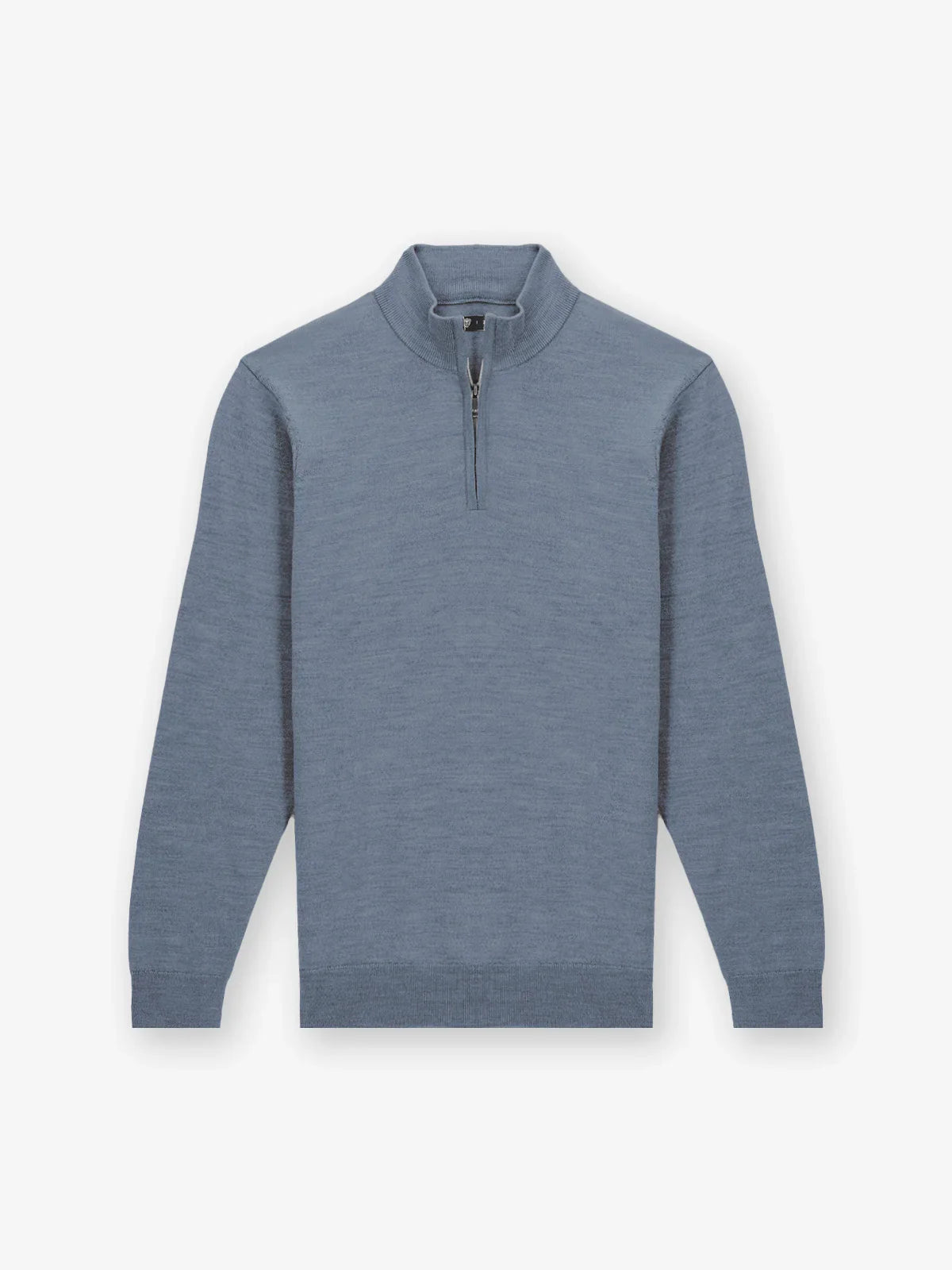 Pull col zip indigo - IZAC