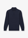 Pull col zip marine - IZAC