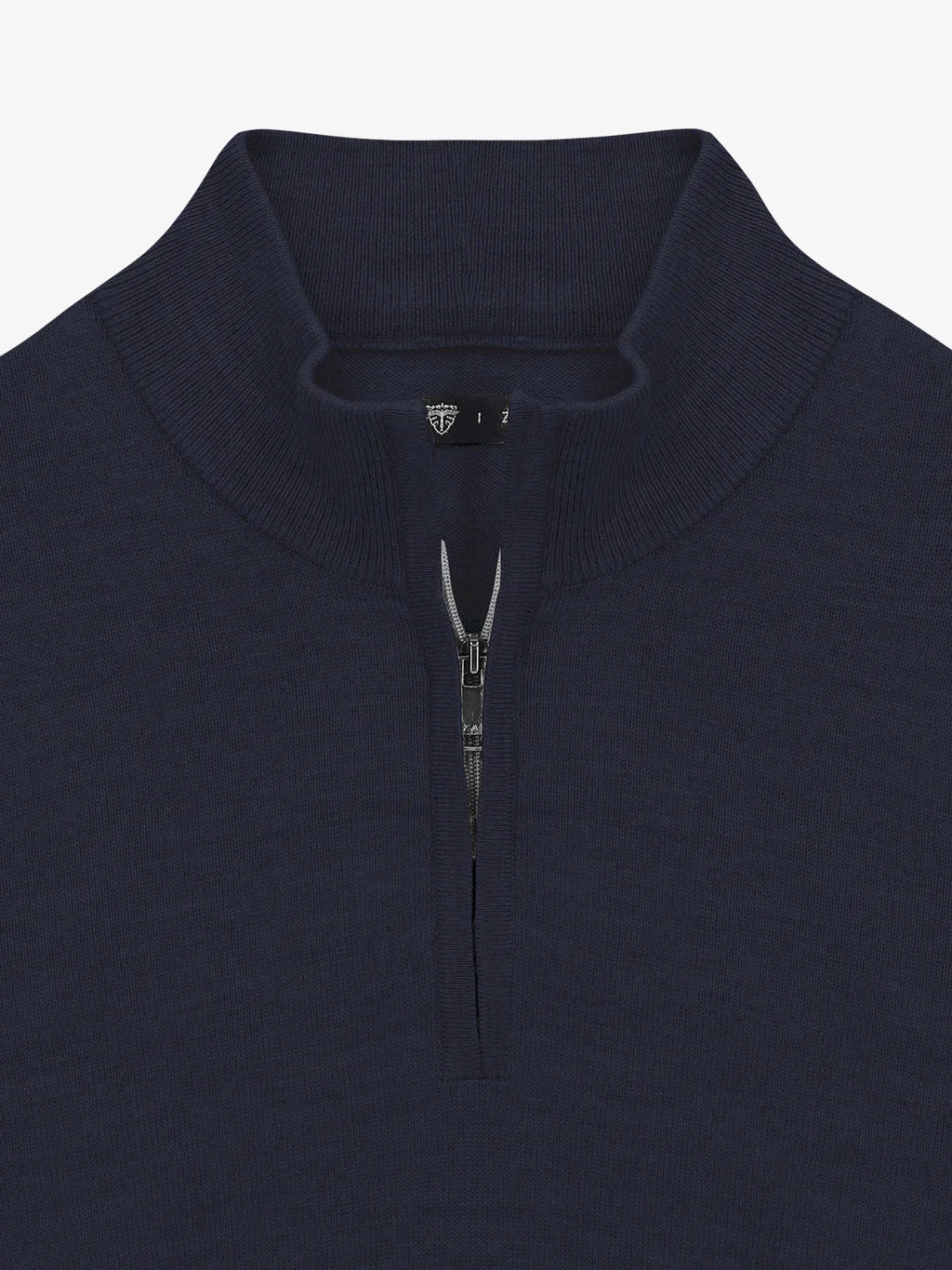 Pull col zip marine - IZAC