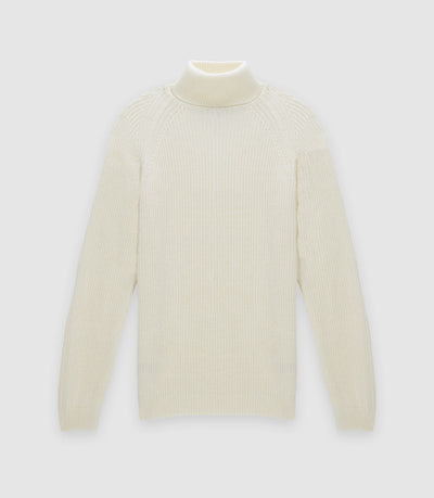 Pull col roulé écru - IZAC