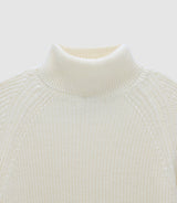 Pull col roulé écru - IZAC