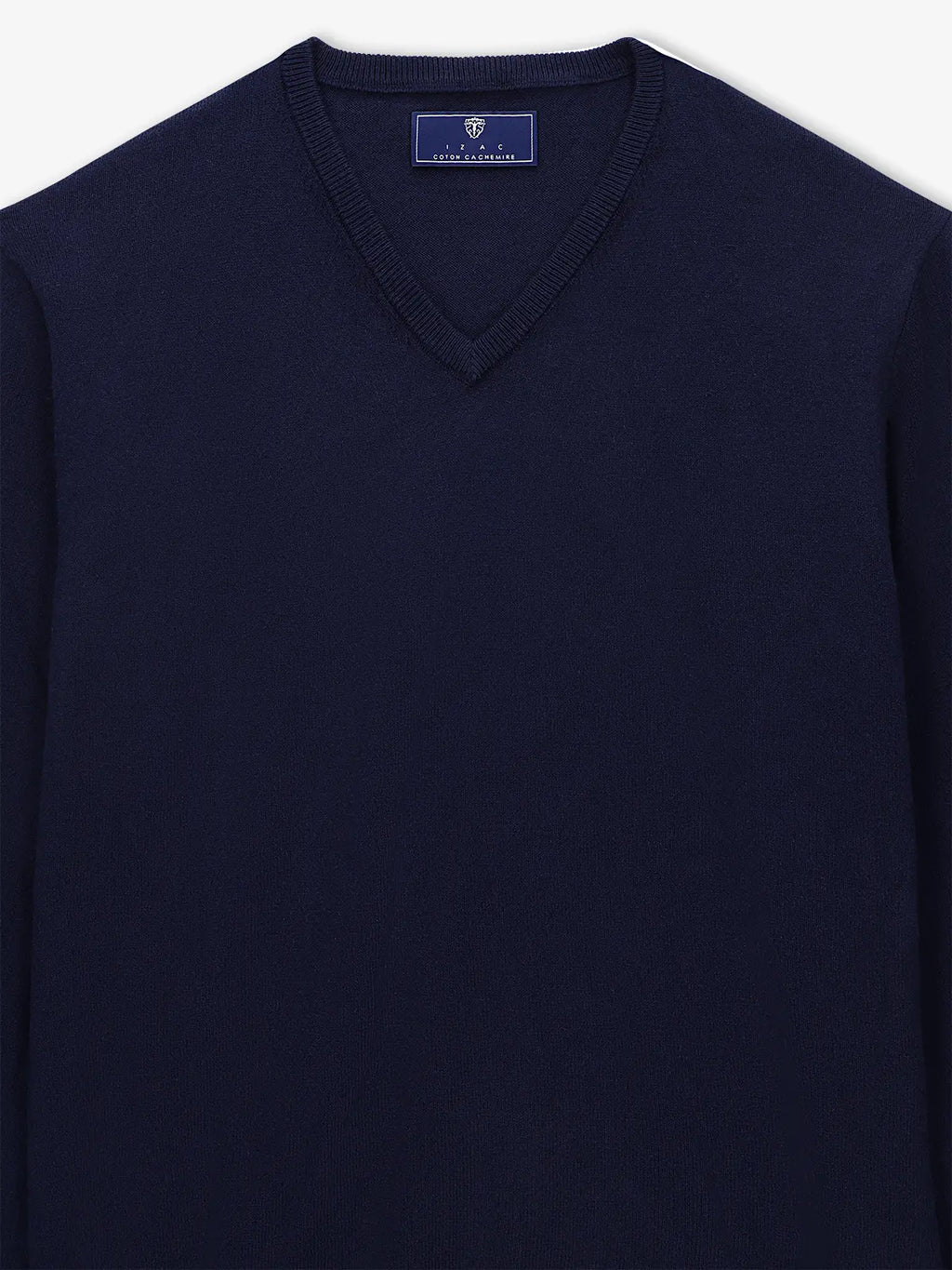 Pull col V marine - IZAC