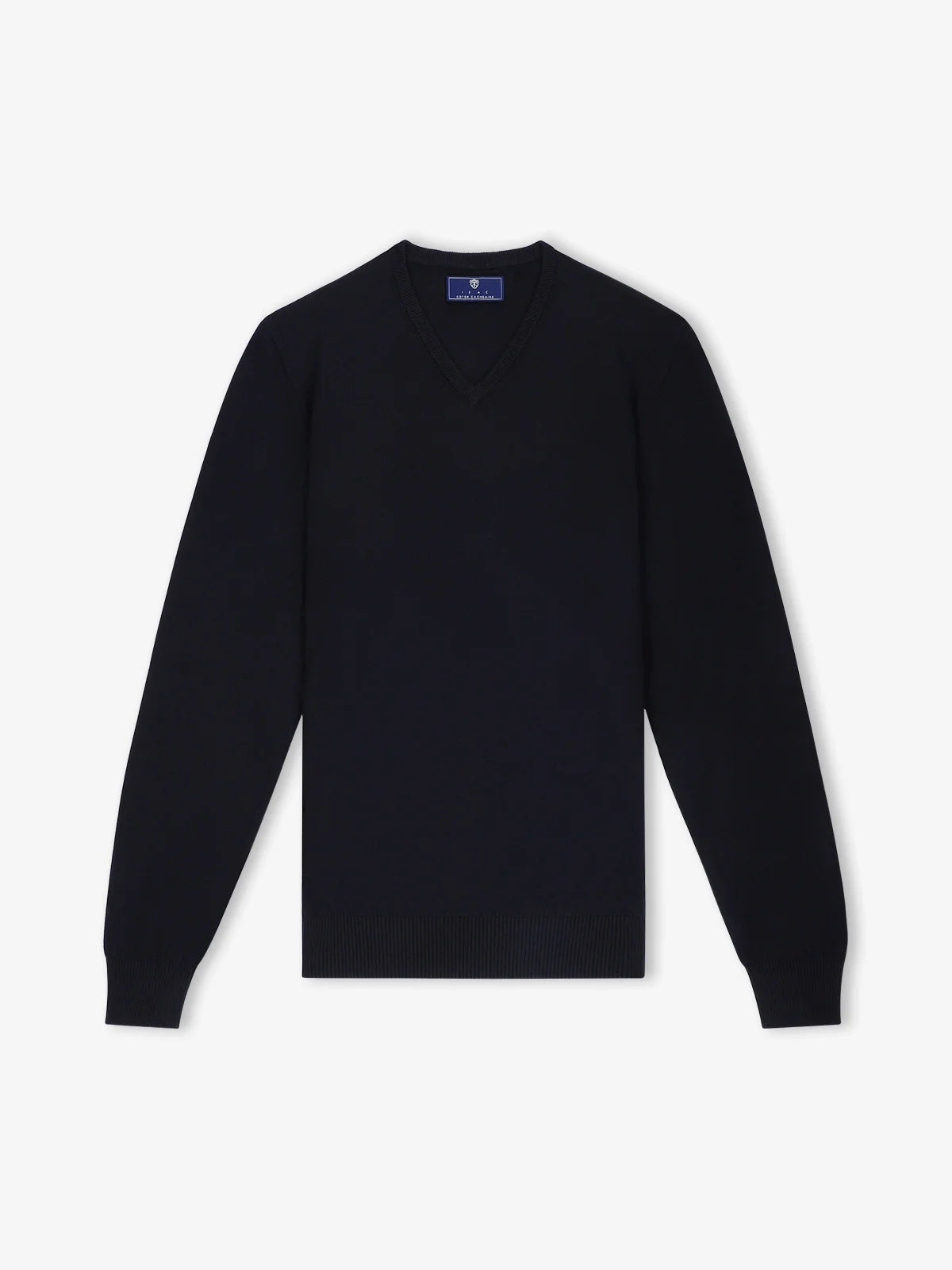 Pull col V noir - IZAC