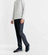 Pull col roulé torsadé gris - IZAC