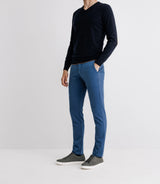 Pull col V manches longues marine - IZAC